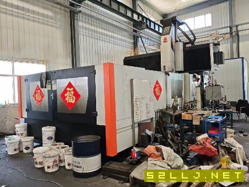 剛剛拿下工廠在位上海斌盛5027數(shù)控龍門、工作臺(tái)5000/2.