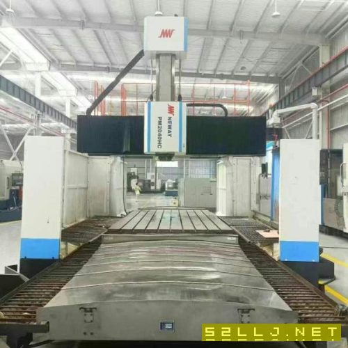 2022年紐威4028數控龍門發那科MFPLUS系統兩線一硬導軌.