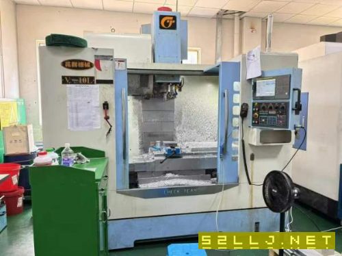 新定工廠在位，臺灣晁群1060，準新，三線軌，BT40/120.
