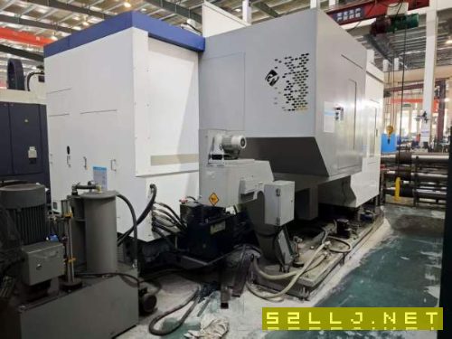 基本全新安裝少用沈陽HMC-80Q單臺臥式加工中心，三軸.