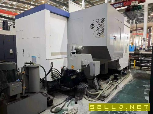 基本全新安裝少用沈陽HMC-80Q單臺臥式加工中心，三軸.