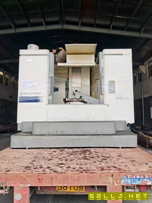 基本全新安裝少用沈陽HMC-80Q單臺臥式加工中心，三軸.