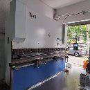 江蘇亞威4 1組110噸4.1米高速折彎機，進口53觸摸屏系統， ABB電.