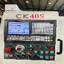 寶雞CK40S斜軌刀塔機，廣數980TDC系統，7.5kw伺服主電.
