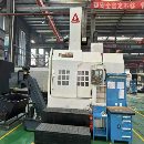 蘇州工廠剛剛拿下臺灣油機YV-1200ATC數控立車 12把刀.