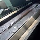 青島重型2.58米龍門刨銑，工作臺尺寸:2200，過寬:2500.