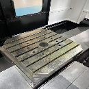 全新安裝未用喬峰JHT-800單臺臥式加工中心，三軸行程X.