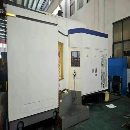 剛剛拿下基本全新安裝少用沈陽HMC-80Q單臺臥式加工中.